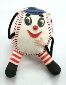 Vintage Christy Cutie Baseball Plush NWT Chrisy Mfg Fayetteville 8" RARE SIGNED?