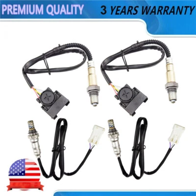 Sensor de O2 superior + inferior 4 piezas para Saturn 2000 LW2 LS2 3,0 L y 2001-2005 L300 3,0 L V6 Foto 1 de 4