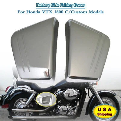 Motorcycle Left & Right Fairing Battery Side Covers For Honda VTX1800C VTX1800C2 Foto 1 de 4