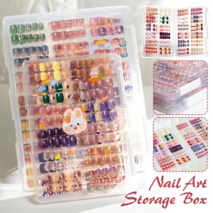 Nail Art Storage Box Nail Wear Dustproof Storages Book Display Color Card Tools - Picture 1 of 16