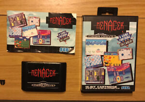 Menacer 6-GAME Cartridge SEGA Mega Drive Megadrive Complete Pal VF