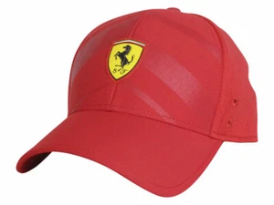 Puma Scuderia Ferrari Tech Baseball Cap Boy's Red (One Size Fits Most) 025120-01 - Picture 1 of 5