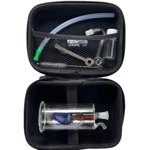 5.5" Glass Bong Cute Strawberry Water Pipe Percolator Hookah Bubbler W/TOOL BOX - Picture 1 of 6