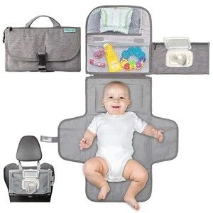 Portable Diaper Changing pad for Newborn Boy & Girl Waterproof Travel Station - Picture 1 of 1