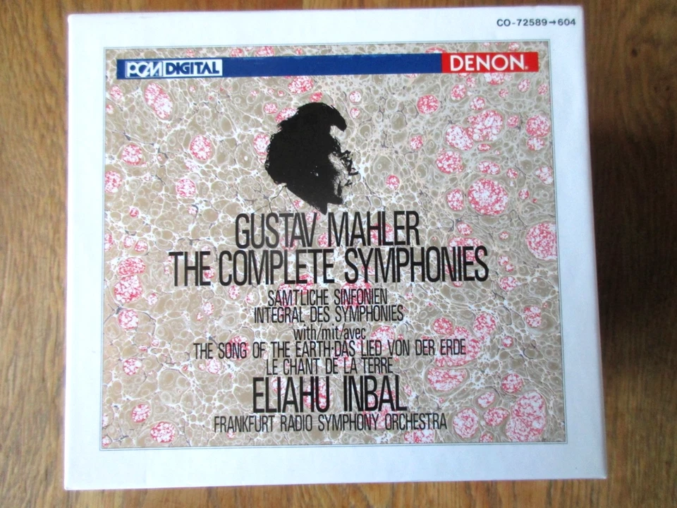 Mahler - Complete Symphonies / Inbal / Denon/PCM 72589-604 Ed1 16CD 1988 No Ifpi - Image 1 of 4