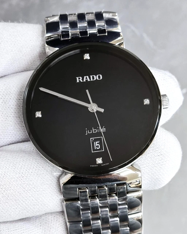 Rado Florence Quartz Diamond Black Dial Ladies Watch R48912713