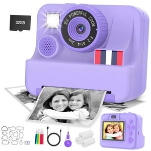 Instant Print Camera for Kids - Christmas Birthday Girls Gifts for Age 3 Purple - Picture 1 of 7