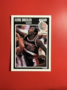 Clyde Drexler 1989-90 Fleer #128 Blazer - Bild 1 von 2
