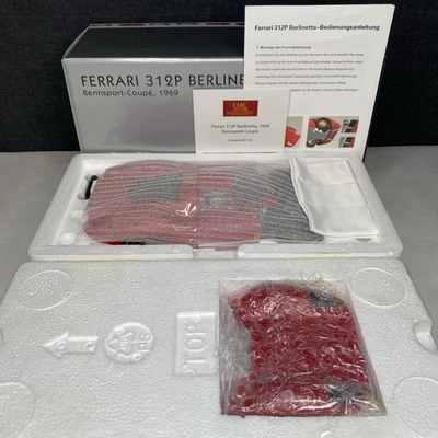 CMC 1969 Ferrari 312P Berlinetta Sports Rennsport Coupe Red 1/18 Scale M-096 - Image 1 of 4