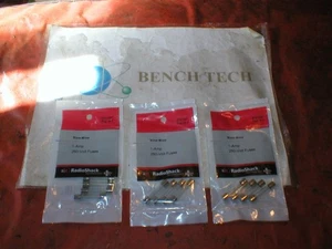 New 3 - Radioshack  270-1021  Pk Of 4   1 Amp 250 Volt Fuses - Picture 1 of 4