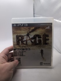 Rage PlayStation 3 PS3 Scratch Free Tested Working