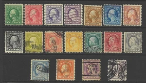 Bigjake: #498 - 518, 1 centavo a $1.00 serie de 1917 a 1919 (#500 y 505 no incl) - Imagen 1 de 2