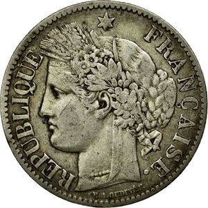 Monnaie, France, Cérès, 2 Francs, 1888, Paris, TB+, Argent, Gadoury:530a - Bild 1 von 2