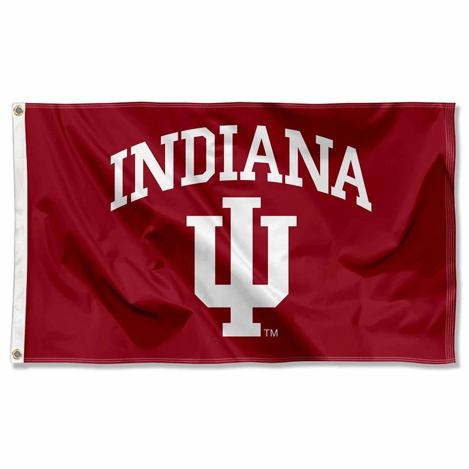 Indiana University Hoosiers Flag IU Large 3x5 - Image 1 of 4