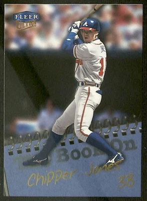 Fleer Ultra The Book On #16BO 1999 Chipper Jones Atlanta Braves Foto 1 de 2