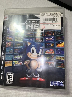 Sonic's Ultimate Genesis Collection PlayStation 3 PS3 Complete CIB Game Tested - Image 1 of 4
