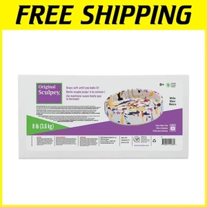 Creative Oven-Bake Polymer Clay - 8 lbs for Modeling, DIY & Holiday Crafts - Picture 1 of 11