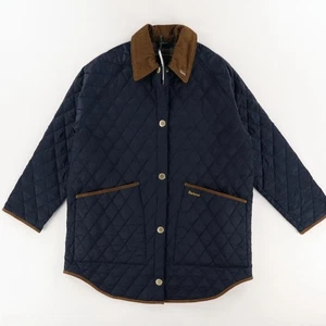 Barbour Oversized Liddesdale Steppjacke Navy Damen 10 - Bild 1 von 8