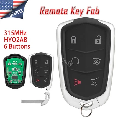 Mando a distancia Prox 6Btn para Cadillac Escalade ESV 2015 2016 2017 2018 2019 2020 Foto 1 de 4