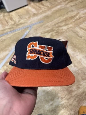 Винтажная бейсболка Syracuse Orangemen кепка с надписью American Needle Blockhead 90-е - Изображение 1 из 4