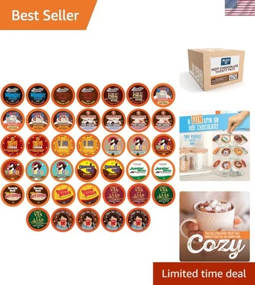 Disfrute de 40 cápsulas de chocolate caliente muestreador de variedad para cerveceros Keurig Foto 1 de 4