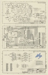 STEVE WOZNIAK SIGNED AUTOGRAPH 11X17 PHOTO - APPLE I COMPUTER SCHEMATIC, THE WOZ - Picture 1 of 1