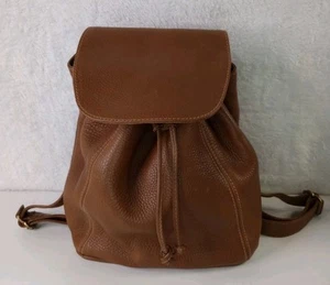 Coach Rare Vintage Drawstring Backpack / Sonoma Pebbled Leather Made In ITALY - Bild 1 von 11