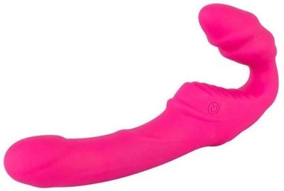 Vibromasseur portable en silicone prise vaginale vibrant gode anal sangle on - Photo 1/4