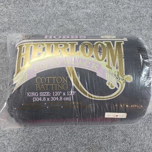 DKHL120 Batting Heirloom Premium Black Cotton Blend, 120" x 120" - Picture 1 of 4