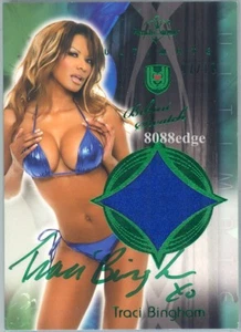 2010 BENCHWARMER ULTIMATE BIKINI AUTO: TRACI BINGHAM #7/10 SWATCH AUTOGRAPH - Picture 1 of 5