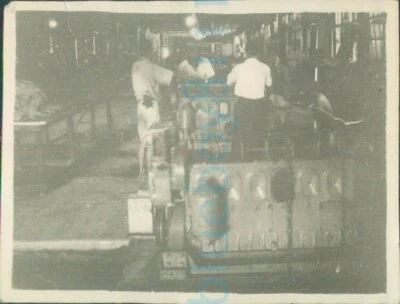 1946 Japan Kure RE Workshop Fitters Shop Orig Photo by British Soldier 2.2x1.6" - Image 1 of 2