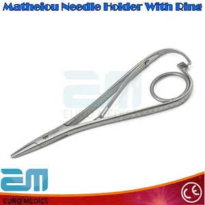 Laboratory Mathieu Ligating Forceps Needle Holder Ring Handle Dentist Lab Tool - Picture 1 of 6