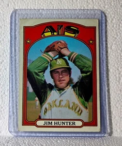 Tarjeta de béisbol Jim Hunter 1972 Topps MLB #330 Oakland Athletics - Imagen 1 de 2