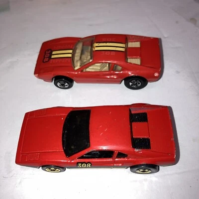 1977 Hot Wheels RACEBAIT 308 GTB Ferrari Red Hong Kong And 80s Malaysia - Image 1 of 4