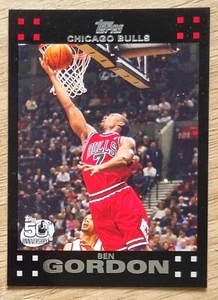 2007-08 NBA Topps #77 Ben Gordon - Bulls - Picture 1 of 2