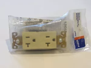 New Eagle Electric 6362V Decorator Duplex Receptacle 20A 125V 2Pole 3Wire Ground - Picture 1 of 3