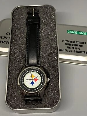 PITTSBURGH STEELERS WATCH Game Time Super Bowl XIII GREAT SB VICTORIES 1/21/79 - Image 1 of 4