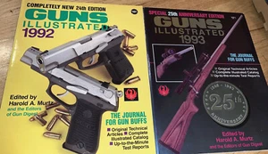 Guns Illustrated 1992/93 24th & 25th Edition- Harold A. Murtz- Very Good+ - Picture 1 of 6