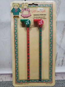 Vintage Whistle Pencils ZooZooCo. Ltd Colorforce - Picture 1 of 4