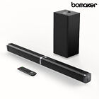 BOMAKER 2.1 CH Bluetooth Subwoofer TV Home Threater Wired Sound Bar Speaker 