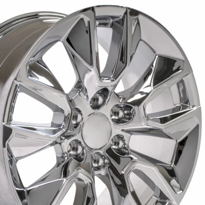 Комплект хромированных колес 20x9 5916 (4) подходит для GMC Sierra Yukon CV32 2337622 - Изображение 1 из 4
