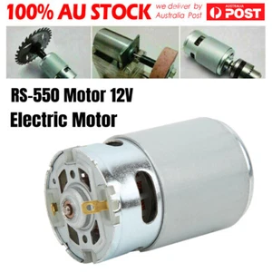 RS‑550 Micro Motor DC 12V Large Torque Motor 22000RPM Low Noise Ball Bearing AU - Picture 1 of 12