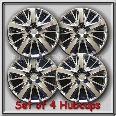 Juego de 4 tapacubos, cubiertas de rueda para Chevy Chevrolet Impala 2014-2018 con pernos cromados de 18" Foto 1 de 2