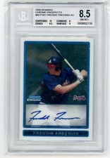 2009 Bowman Chrome Prospects #BCP101 Freddie Freeman Auto BGS 8.5 Auto 10