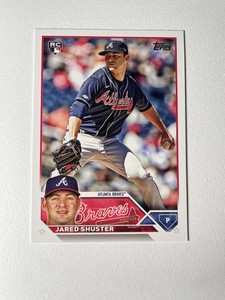 2023 Topps Update #US324 Jared Shuster Rookie Atlanta Braves Baseball Card