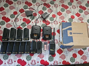 NIB Motorola XPR 3500e Series Portable Two-way Radio W/ 11Batteries & charger! - Picture 1 of 9