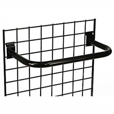 ONLYHANGERS Only Hangers 24" Metal "U" Rail for Gridwall - Black