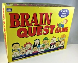 Brain Quest Board Game University Games Ages 6 to 12 Vintage 1993 Grade 1 to 6 - Picture 1 of 4