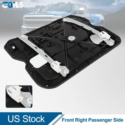 Regulador de ventana delantero derecho para camioneta Dodge Ram 1500 2500 2009-2010 sin motor Foto 1 de 4