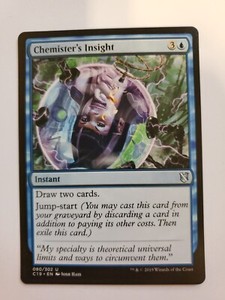 MTG Magic The Gathering Card Chemister's Insight Instant Commander 2019